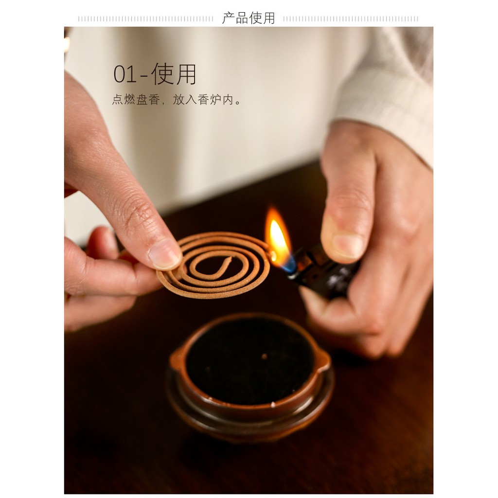 Thác khói trầm hương chú tiểu nhỏ an nhiên, khói chảy ngược, dùng được cho nhang  trầm nụ và trầm khoanh