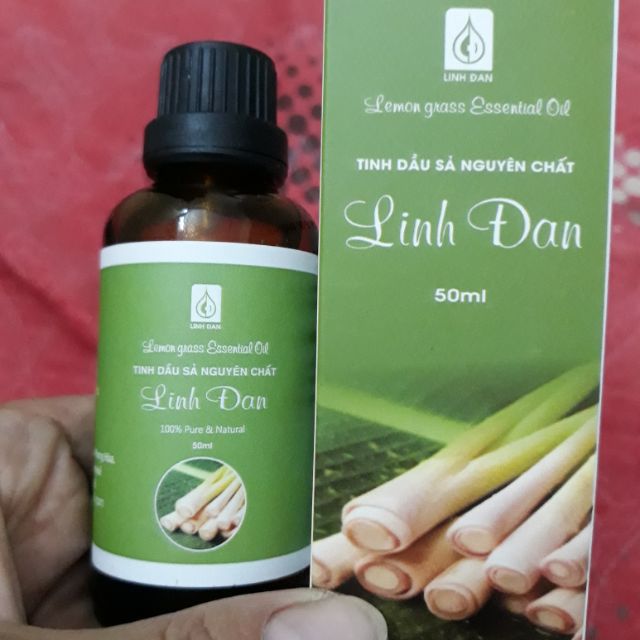 Tinh dầu sả chanh cao cấp Linh Đan tại Huế chai 30ml