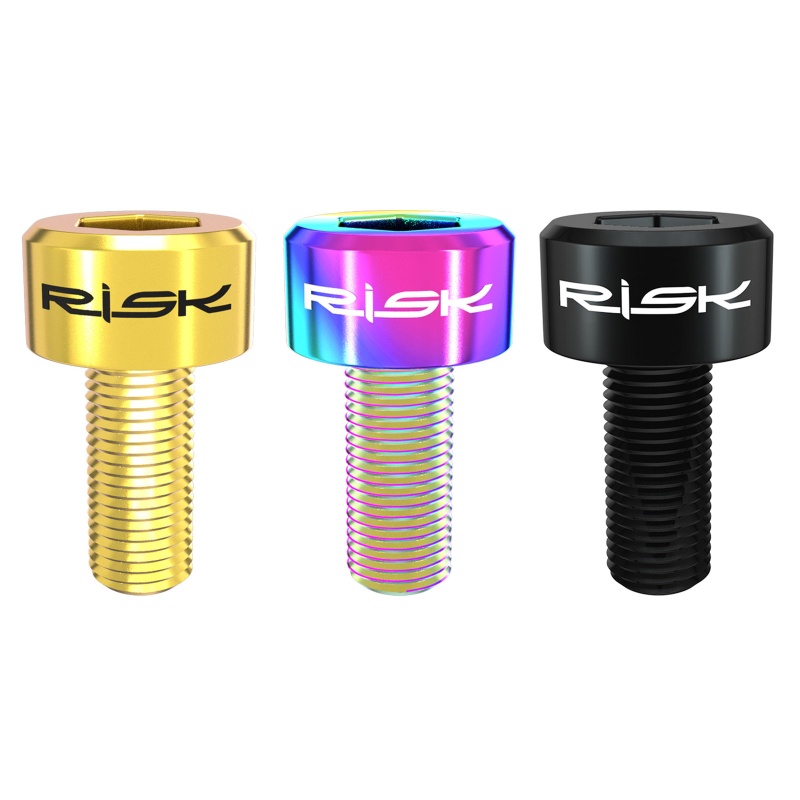 QQ Ốc Vít Cùi Đề Phía Trước Bằng Hợp Kim Titan M5x9 Chuyên Dụng Cho Xe Đạp Leo Núi