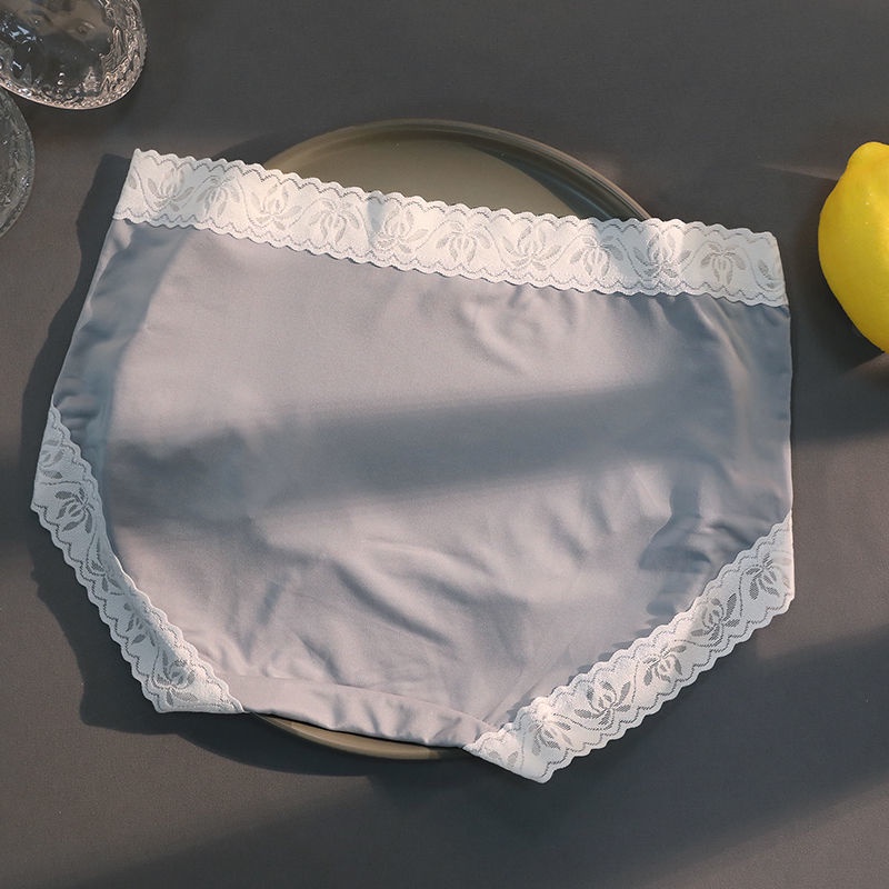 Quần Lót Cotton Lụa Lạnh Không Đường May Kháng Khuẩn Phong Cách Hàn Quốc Nhật Bản Cho Nữ