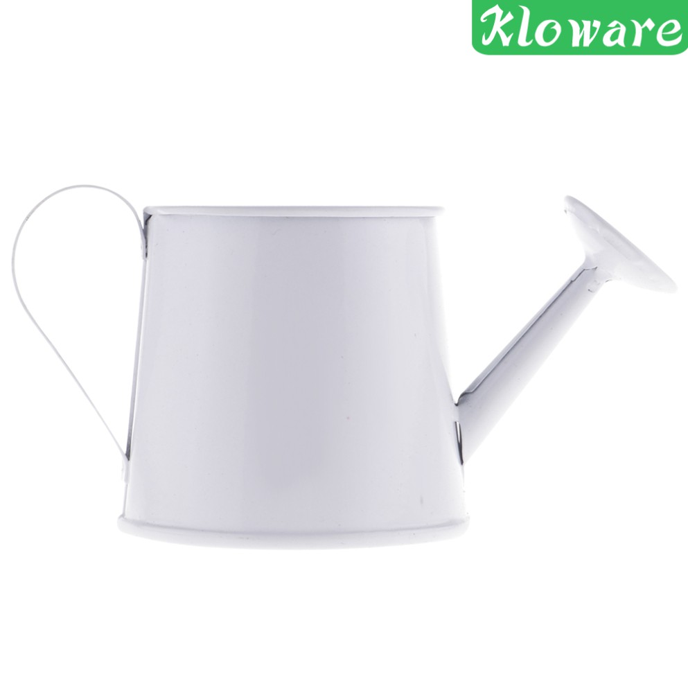 [Kloware] Chậu Hoa Mini Bằng Thiếc Màu Xanh Dương Phong Cách Mục Vụ