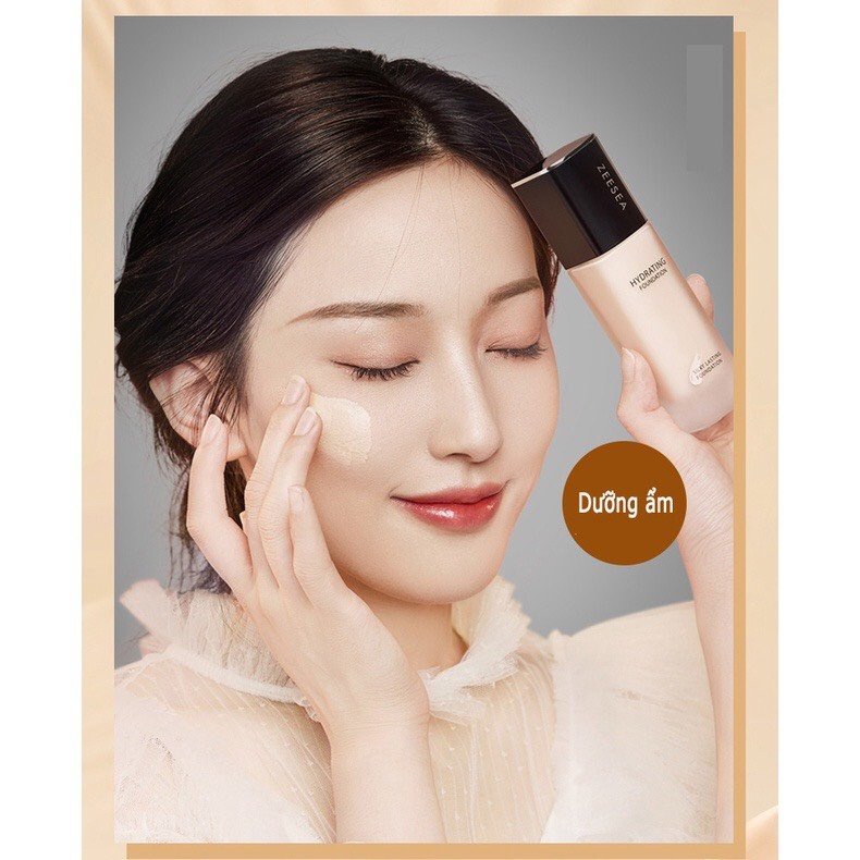 Kem Nền Mịn Da Che Khuyết Điểm Lâu Trôi ZEESEA Silky Long Lasting Makeup Foundation