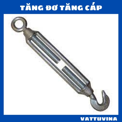 Tăng đơ dây cáp 1 đầu mắt 1 đầu móc D4, D6, D8, D10, D12, D14  - CÁP THÉP THỦ ĐỨC