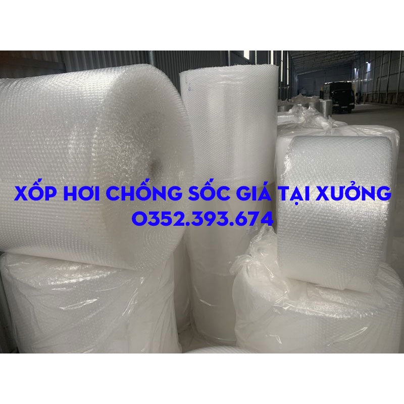 Cuộn Bóng Khí, Chống Sốc, Xốp Nổ, Màng Xốp Hơi Đóng Hàng 0.3x100 m