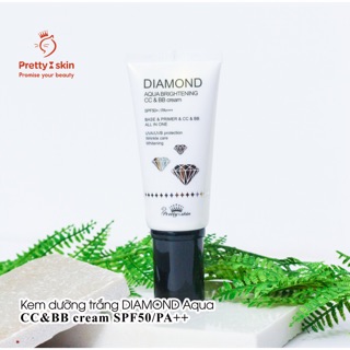 Kem Dưỡng Trắng Chống Nắng Diamond Pretty Skin