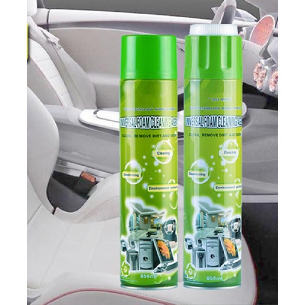 Chai xịt vệ sinh Màn hình PC & LAPTOP & Bàn Phím, Chuột xịt bọt tuyết siêu sạch đa năng 650ml+Tặng kèm hộp gel lấy bụi đ
