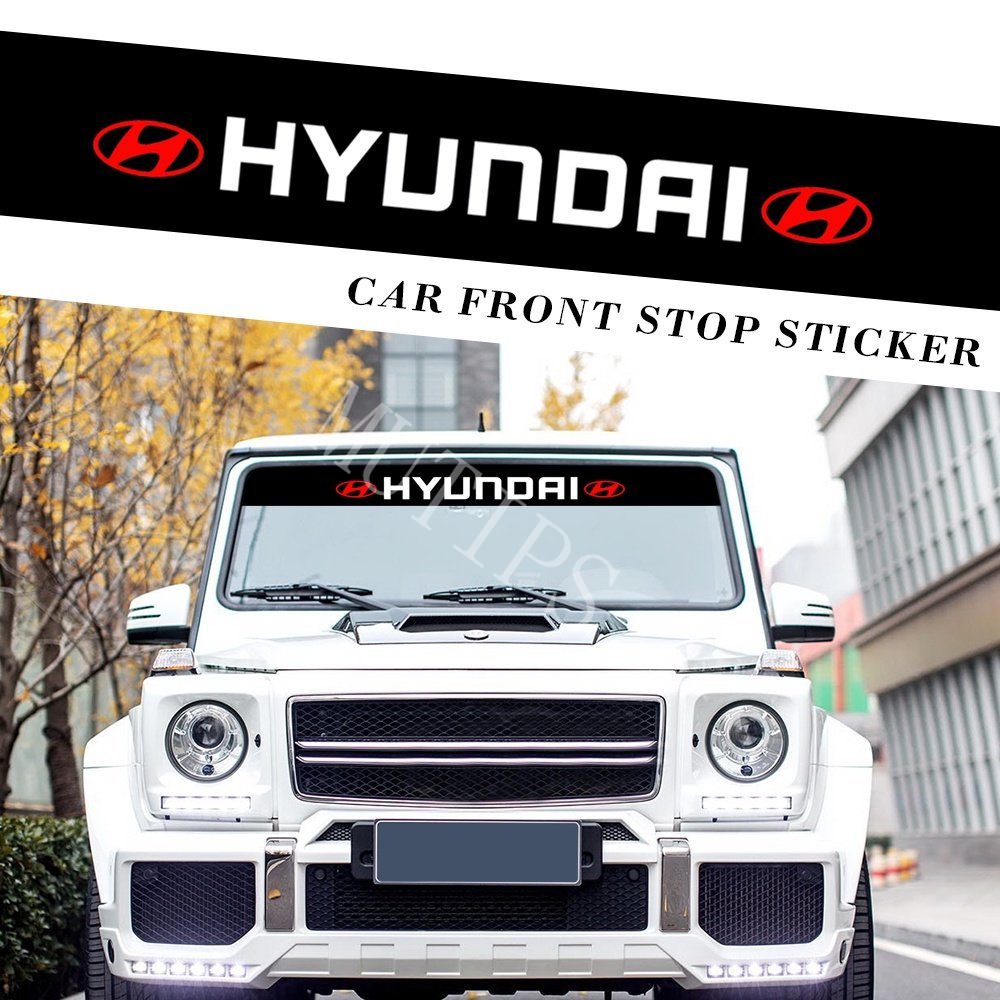 Miếng Dán Kính Chắn Gió Trước Và Sau Bằng PVC Chống Nước Cho Hyundai i20 H1 i10 Accent Getz Atoz Trajet Kona Santa