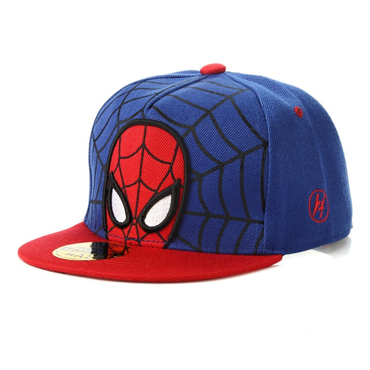 Mũ Lưỡi Trai Chất Liệu Cotton In Họa Tiết Hoạt Hình Captain America Thời Trang Cho Bé Trai