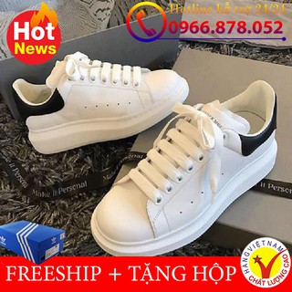 ⚡[SALE OFF] Giày Alexander Mcqueen Trắng Đen - Tặng Hộp
