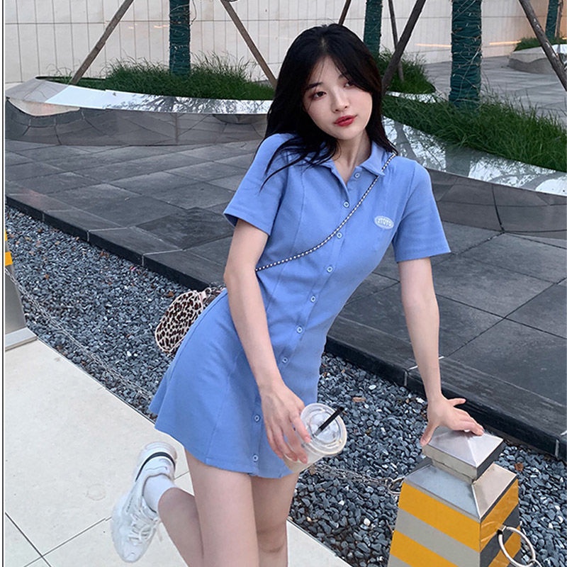 Đầm Cổ Polo Thiết Kế Mới Thời Trang Mùa Hè Theo Phong Cách Hàn Quốc | BigBuy360 - bigbuy360.vn