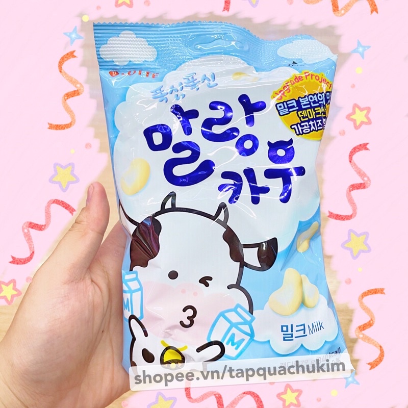 Kẹo sữa bò LOTTE Hàn Quốc viên mềm 79G - tapquachukim
