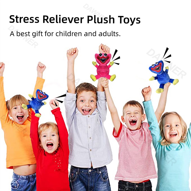 Đồ Chơi Nhồi Bông 20Cm Kiểu Dáng Độc Đáo Ngộ Nghĩnh Huggy Wuggy Poppy playtime