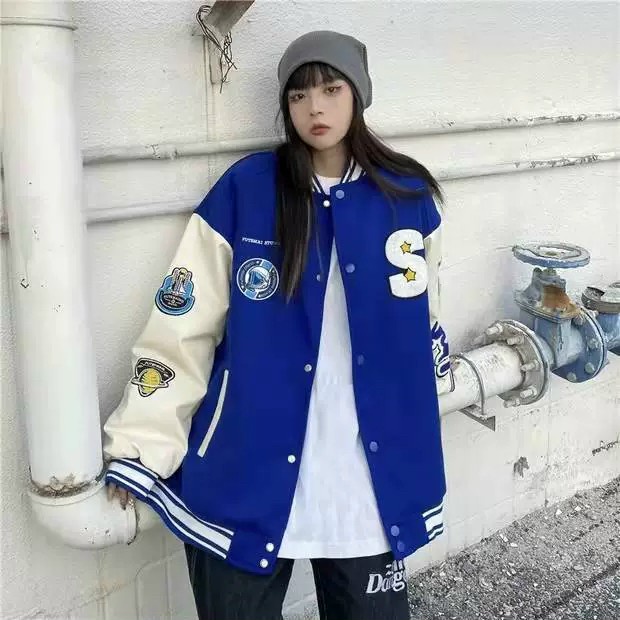 [Freeship] Áo khoác dù bomber nam nữ chữ S thời trang Noble TP299