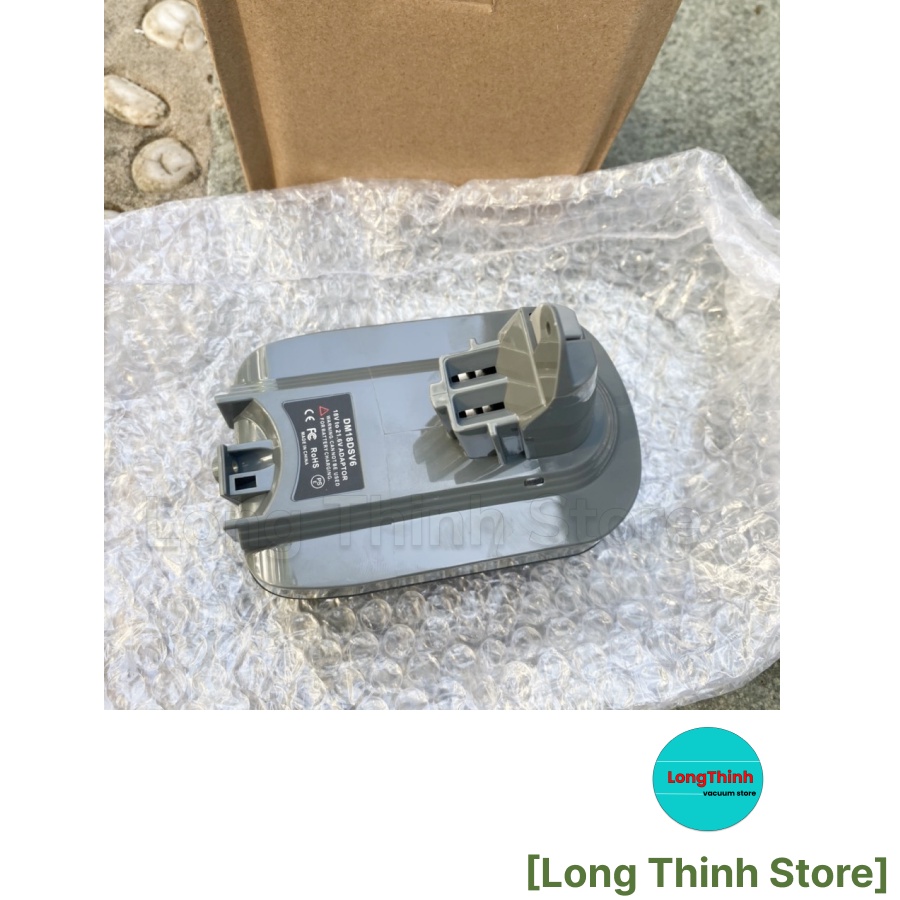 Bộ chuyển đổi cho phép sử dụng pin dewalt trên máy hút bụi 𝘿𝙮𝙨𝙤n V6 SV03 SV04 SV09 DC62 DC59 V7 SV11 V8 SV10