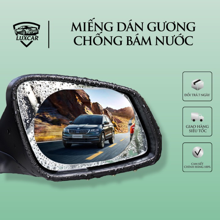 Miếng Dán Kính Chống Nước Gương Chiếu Hậu Ô TÔ - Giải pháp hoàn hảo cho lái xe an toàn mùa mưa