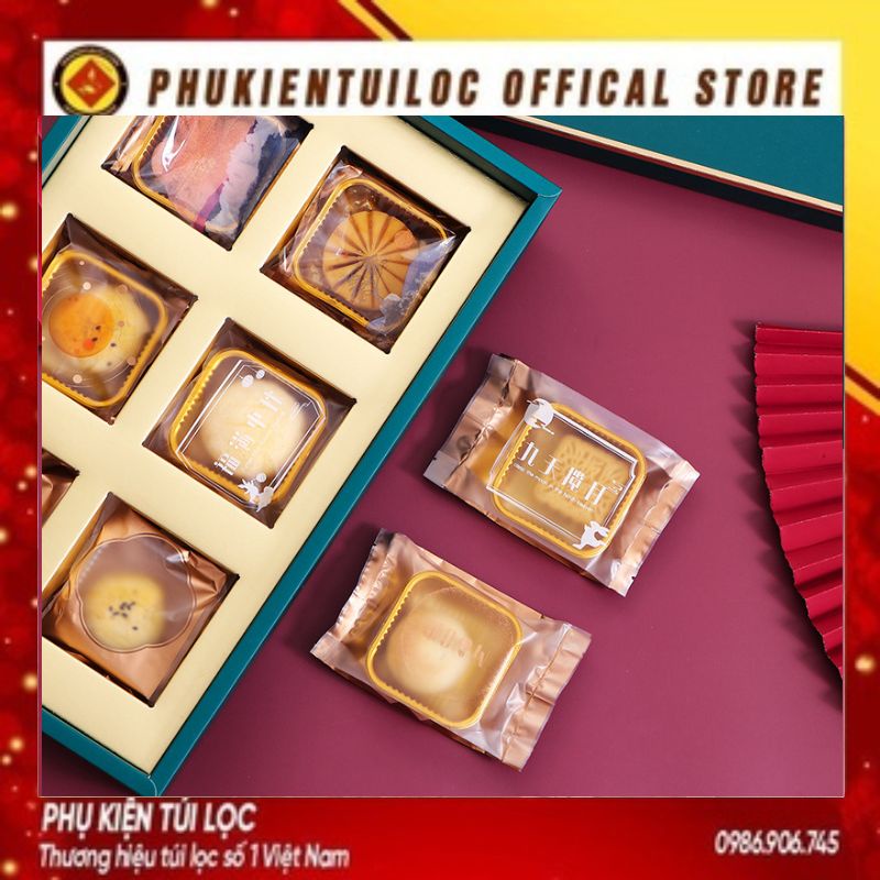 (Set 100) Túi bánh dứa bánh thuyền nhiều kích thước- Phukientuiloc.com