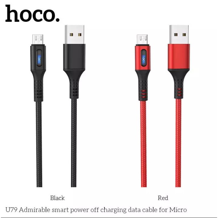 Cáp Sạc Nhanh MICRO USB Hoco U79 Dây Dù Dài 1.2M - BH 6 Tháng 1 đổi 1 (MÀU SẮC NGẪU NHIÊN) - Hưng Long PC