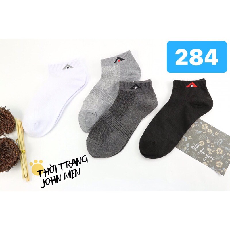 COMBO 3 ĐÔI VỚ TẤT NAM NGẮN CỔ KHỬ MÙI ÊM CHÂN CO GIÃN TỐT KHÔNG BAI GIÃO CHỐNG TRƠN TRƯỢT KHÔNG GÂY HÔI CHÂN 284