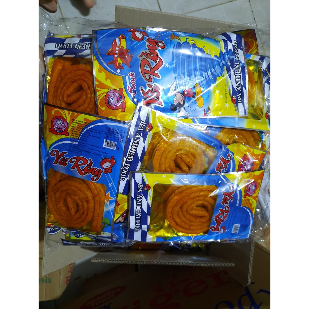 sỉ 30 gói snack vòi rồng SỈ LẺ ĐỒ ĂN VẶT