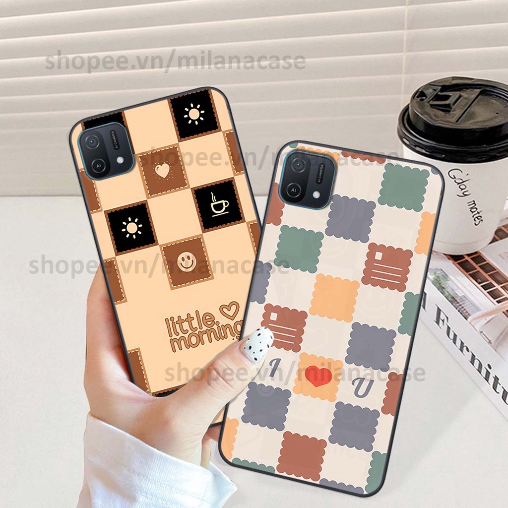 Ốp Oppo A16k caro họa tiết nhiều màu sắc siêu đẹp thời trang cá tính