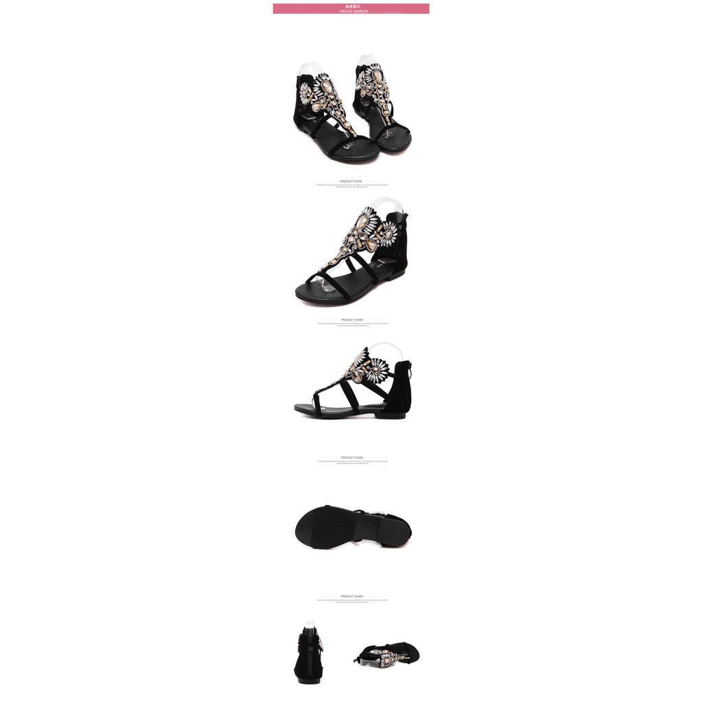 Sandal đính đá độc lạ