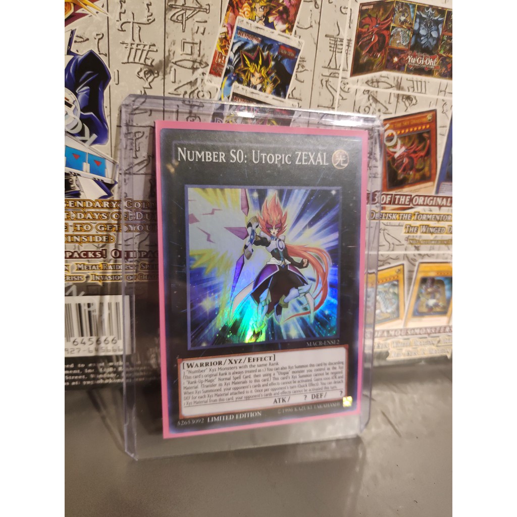 Lá bài thẻ bài Yugioh Number S0 Utopic ZEXAL – Super Rare - Tặng bọc bài nhựa bảo quản