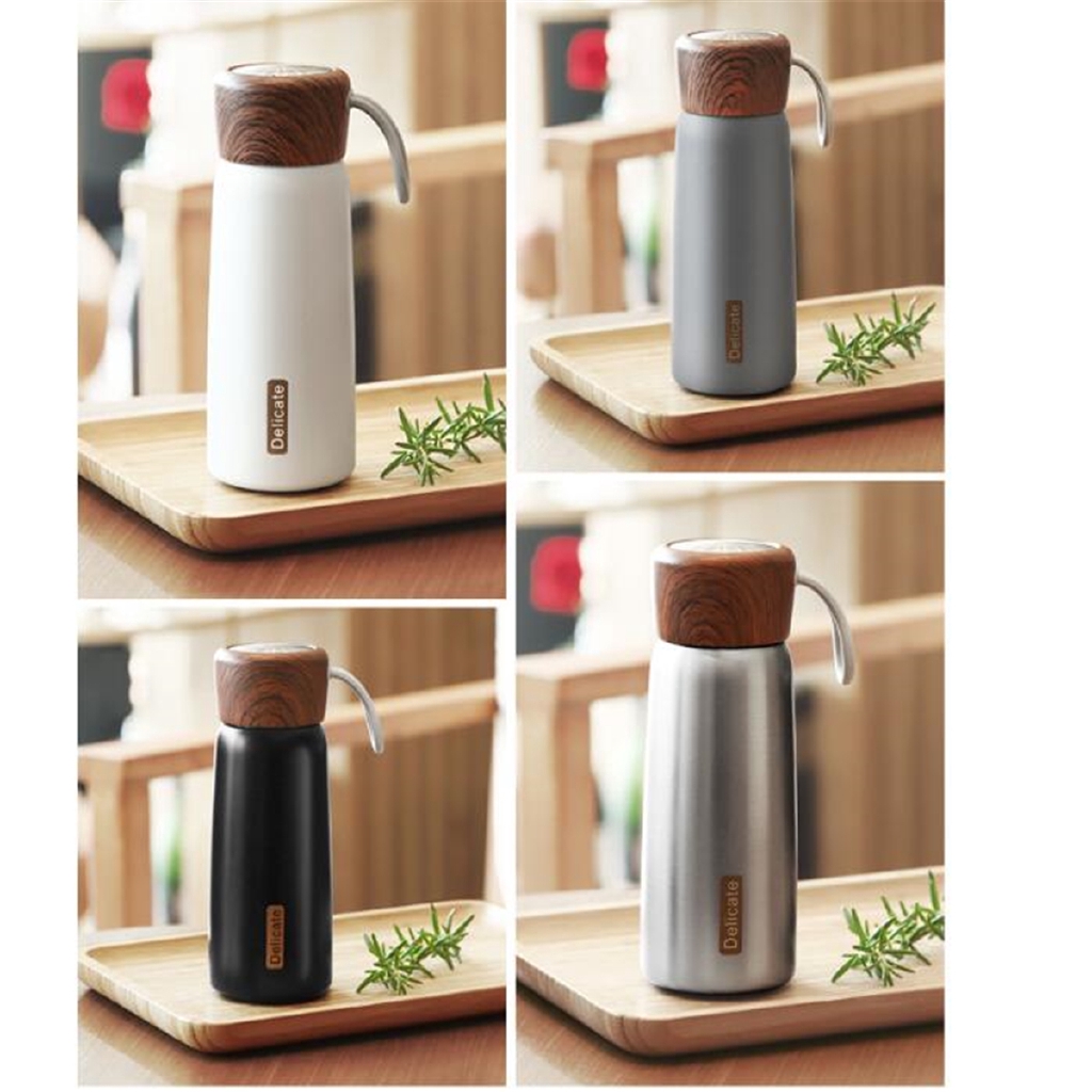 400ml Portable Stainless Steel Thermos Travel Mug Flask Thermal Insulated Bottle