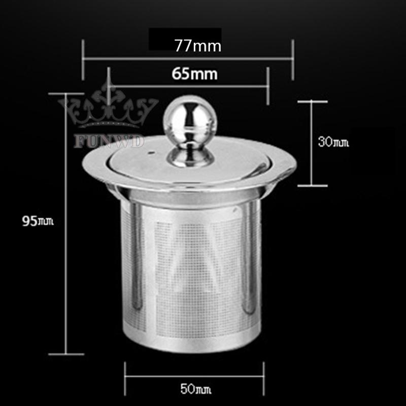 Lưới lọc trà dáng rộng cỡ s/m/l gắn cho bình thủy tinh tiện dụng