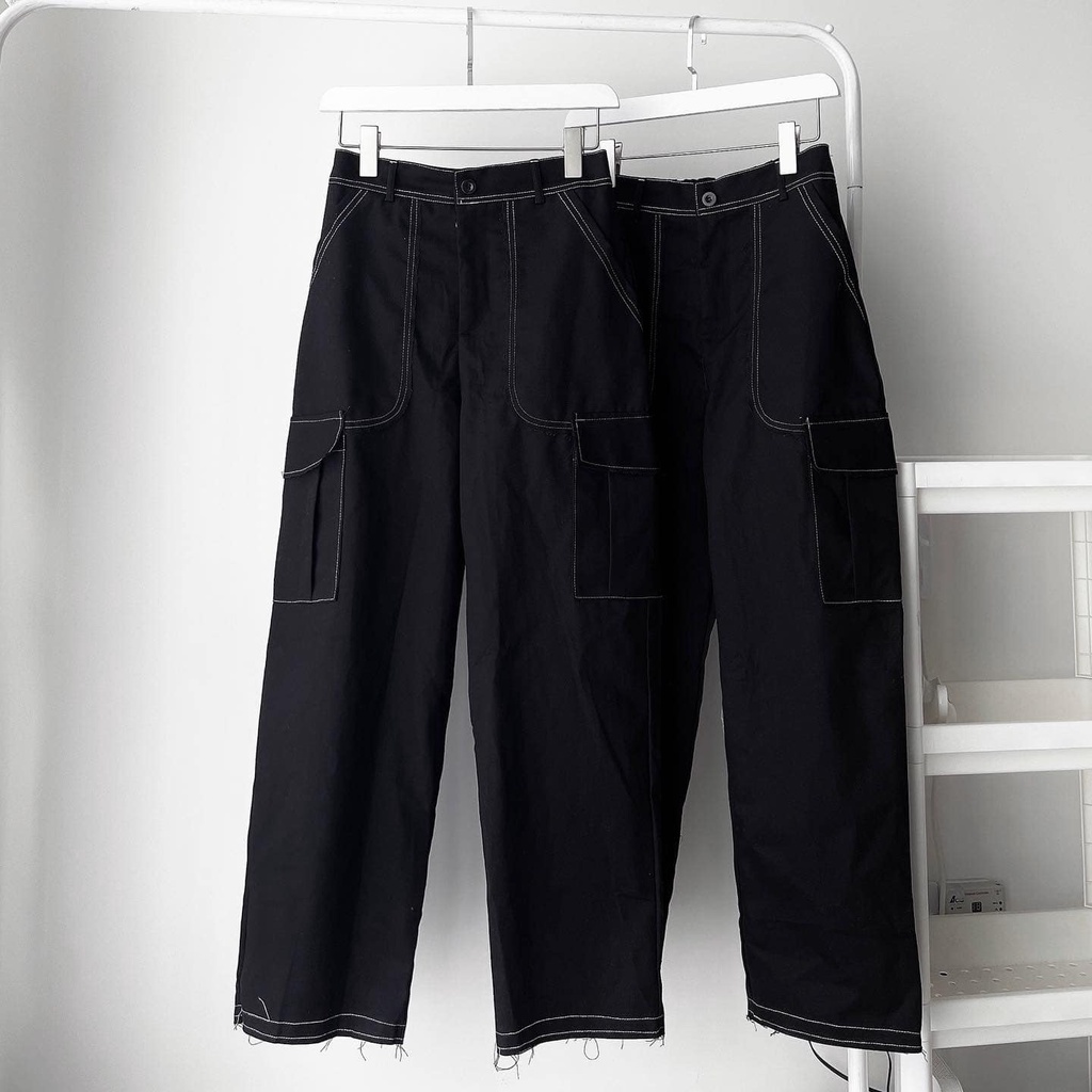 [sẵn]Quần túi hộp line (ảnh thật tại shop) TanaziCloset