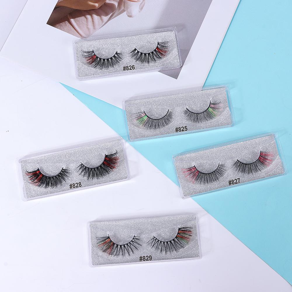 1 Cặp Lông Mi Giả Mềm Mịn Nối Dài Lông Mi Giả