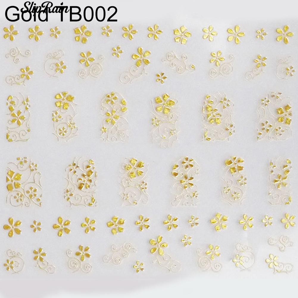 Nhãn dán móng trang trí nhiều mẫu mã hoa lá đẹp mắt