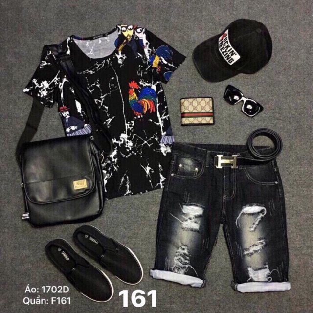 quần short jean nam cao cấp