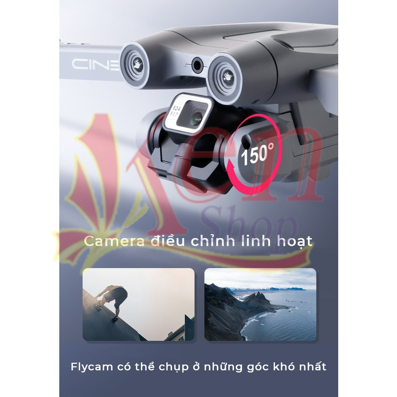 Flycam mini giá rẻ i3 pro - mắt quang - cảm biến va chạm - chỉnh camera quá đỉnh - bảo hành 5 năm