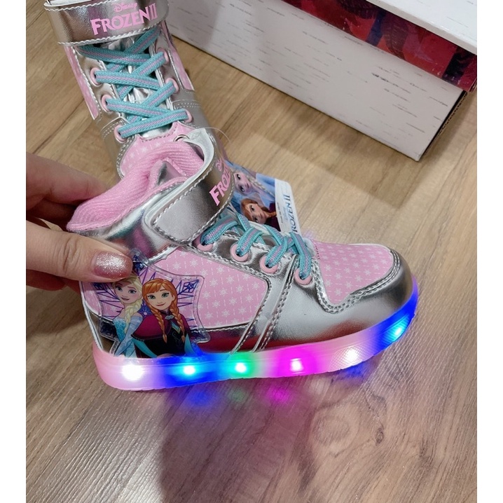 Giày nháy đèn elsa cho bé gái
