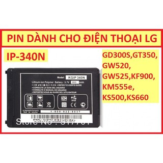 Pin LG BL20 GD500 KM570 KF900 - LGIP-340N zin mới 100% có BH