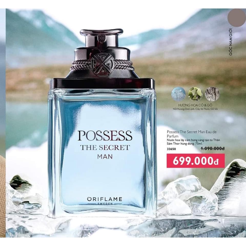 Nước hoa Nam Possess The Secret Man Eau de Parfum.75ml