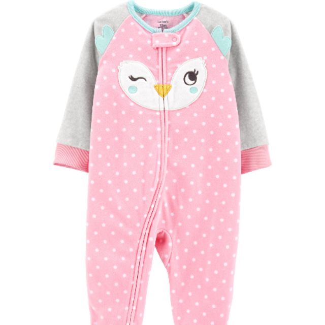 Sleepsuit liền thân nỉ bông Carter