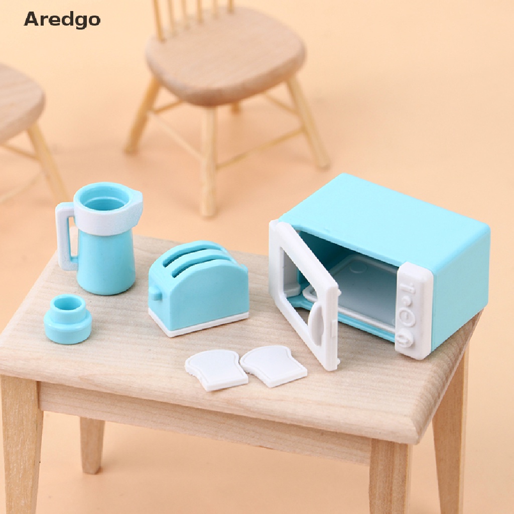 1 bộ dụng cụ làm bánh mì mini tỉ lệ 1:12 cho nhà búp bê