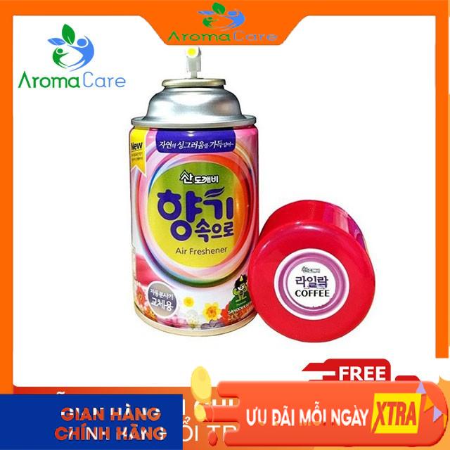 . Nước hoa xịt phòng dành cho máy xịt tự động mùi hương cafe 300ml - Aromacare