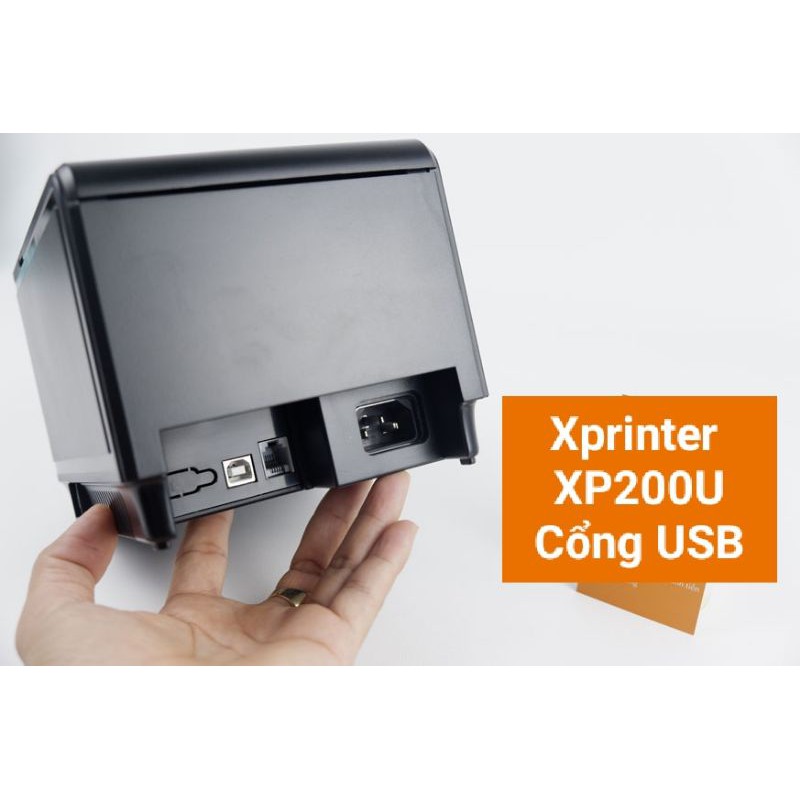 Xprinter XP200U, máy in hoá đơn, máy in bill, máy in nhiệt, Khổ in k80, A160H, Q200, A160M, giấy in hóa đơn 80mm | BigBuy360 - bigbuy360.vn