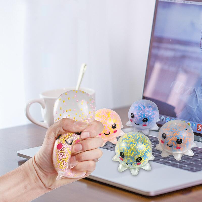 Đồ Chơi Bóp Xả Stress Hình Bạch Tuộc 3D Cho Đồ chơi chất nhờn Đồ chơi dính Đồ chơi giảm căng thẳng bóp xả stress
