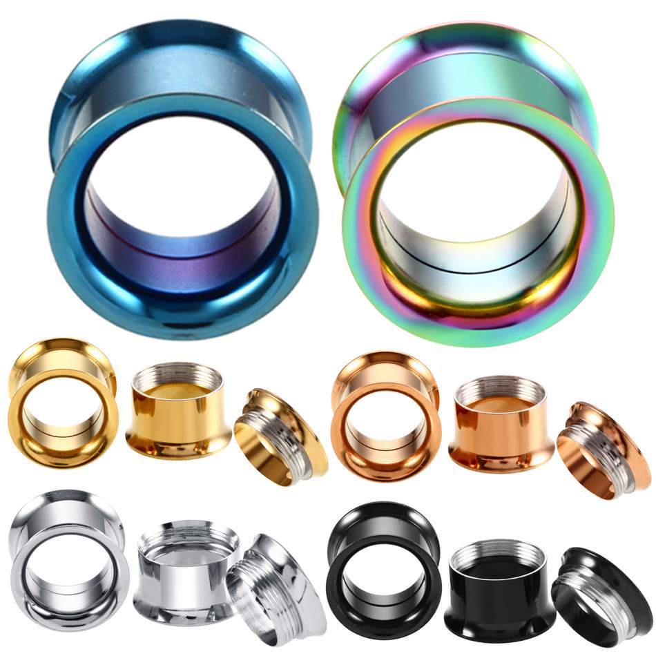 1 Khuyên Nong Tai Nam Thời Trang Bằng Thép Không Gỉ 316L 2-20mm