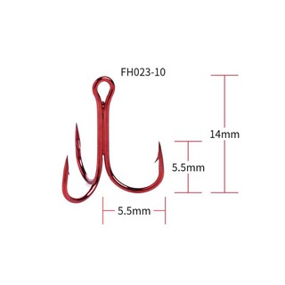  set 20 Lưỡi câu 3 tiêu 4-6-8-10,lưỡi câu cá 3 tiêu,cần câu lure 