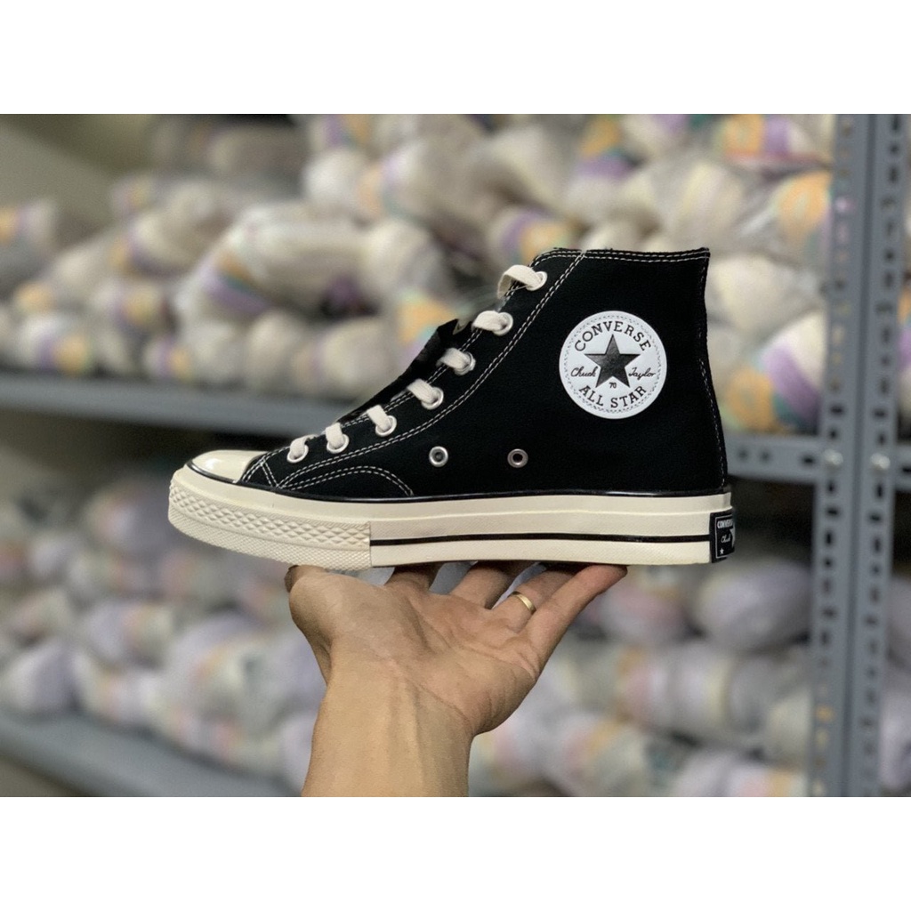 Giày 𝐂𝐎𝐍𝐕𝐄𝐑𝐒𝐄 1970s cổ thấp/cổ cao bản đẹp chuẩn nam nữ, Giày CV 1907s đen trắng mũi bóng full box bill | BigBuy360 - bigbuy360.vn