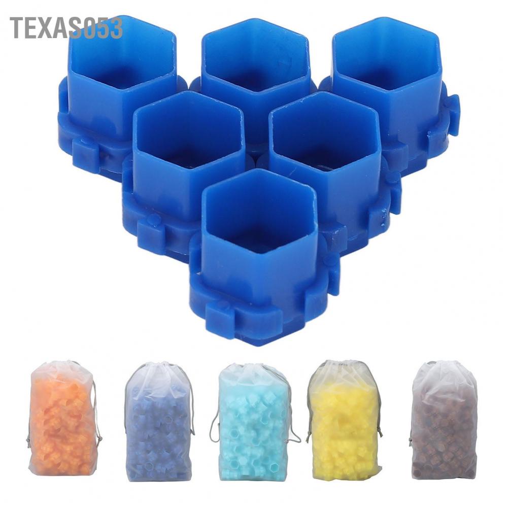 [Hàng Sẵn] [Túi 200 Cái] Cốc đựng mực hình xăm Hình tổ ong có thể ghép nối【Texas053】