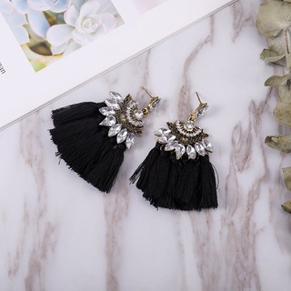 BÔNG TAI TUA RUA BOHO (ĐỎ, ĐEN) - MELY 637