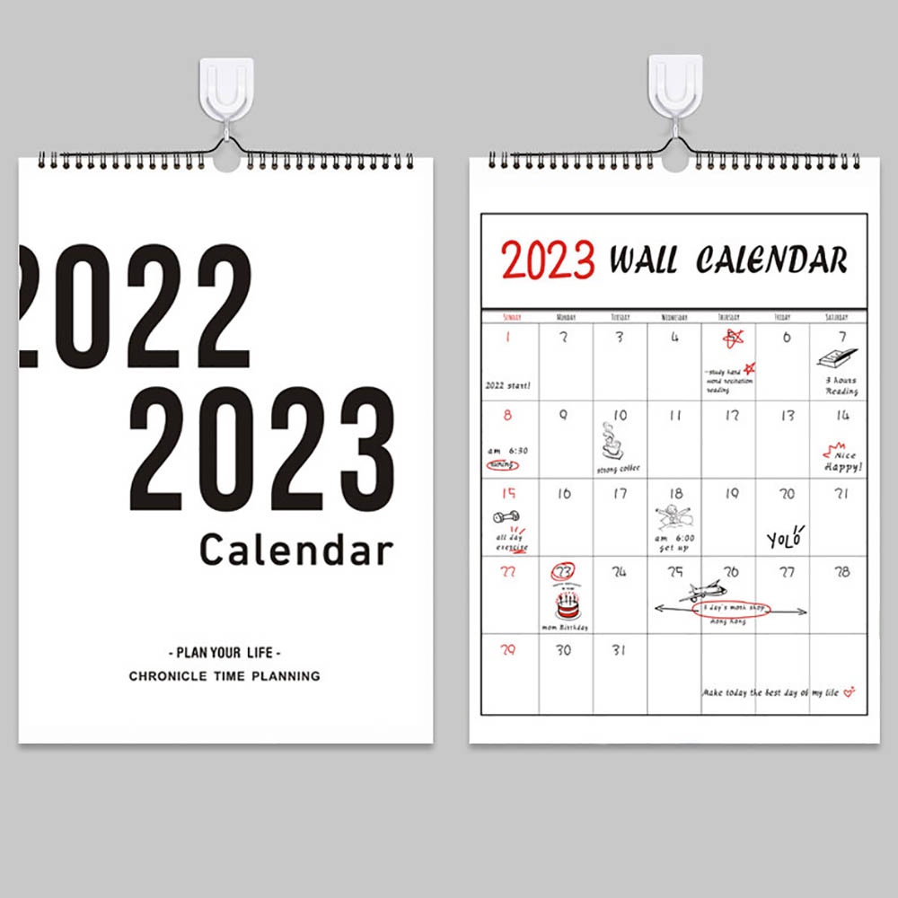 Sổ Ghi Chú 2023 Hàng Ngày Vẽ Tay Tiện Lợi