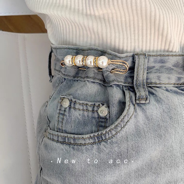 Ghim Cài Áo Đính Ngọc Trai Cao Cấp Thời Trang Dành Cho Nữ