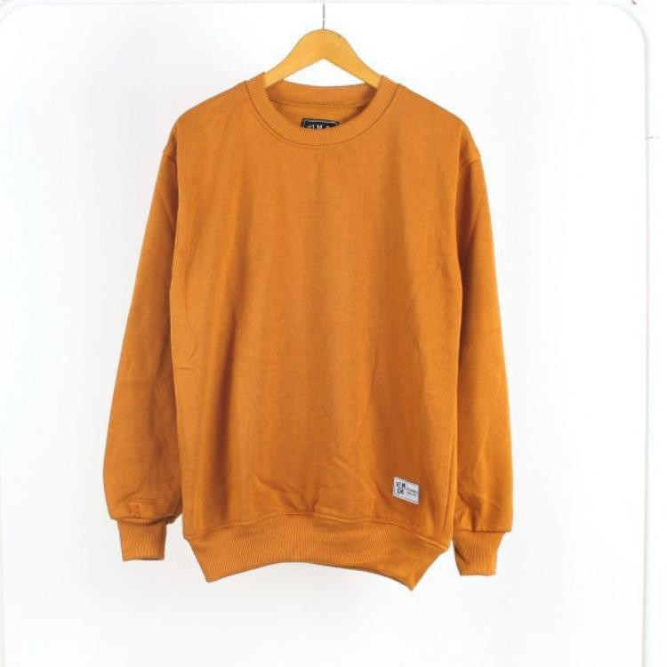 Áo Sweater Trơn Cổ Tròn Thời Trang Cao Cấp Cho Nam Nữ Size Xxl- Xl- L - M