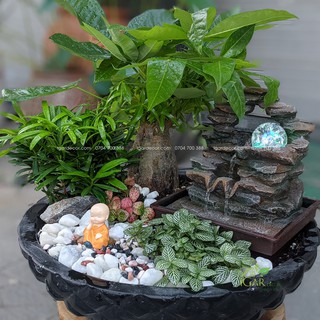 Thác nước tiểu cảnh – Phong Thuỷ Luân